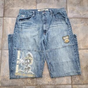 Vintage Y2K Lot 29 Looney Tunes Men's 40x33 Marvin The Martian Streetwear Jeans